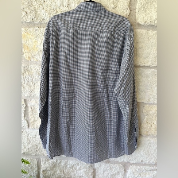 ERMENEGILDO ZEGNA Brown Checked Shirt   Sz XL   Preloved Excellent Condition - Picture 4 of 6